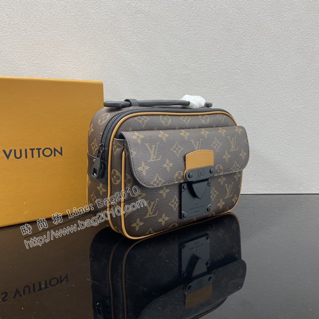 Lv路易威登2023專櫃新款S Lock郵差包 LV老花男士單肩斜挎包 M45806 M46688 ydh5115